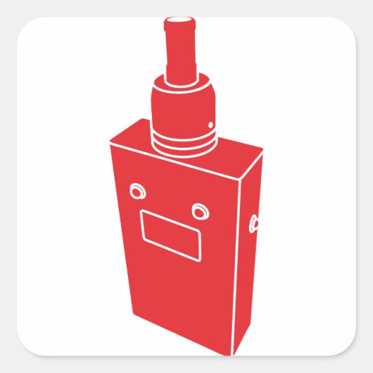 Box Mod Surprise Vierkante Sticker (Voorkant)