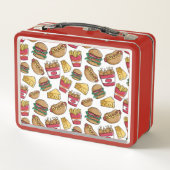 Box Motif de restauration rapide - boîte à lunch perso (Dos)