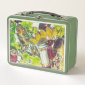 Box Pilules et boîte à lunch Feuille (Devant)