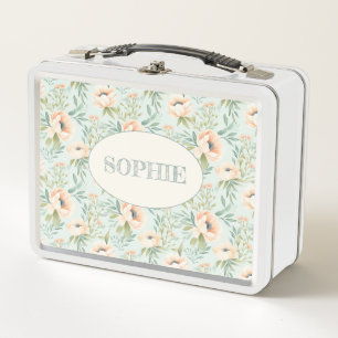 Box Poche Floral Floral Personnalisé Boîte à lunch