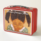 Box Prière Changements de choses Boîte à lunch (Dos)