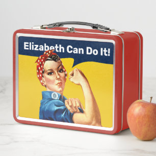 Box Rosie le Riveter Boîte à lunch métallique Per