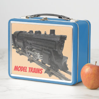 Box Trains miniatures Boîte à lunch en métal 