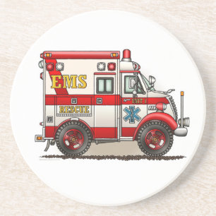 Box Truck Ambulance Onderzetter
