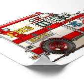 Box Truck Ambulance Poster (Hoek)
