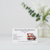 Box Truck Ambulance Visitekaartje (Staand voorkant)