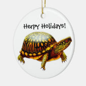  box Turtle Holiday Ornament (Links)