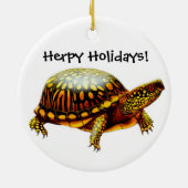  box Turtle Holiday Ornament (Achterkant)