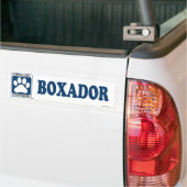Boxador Blue Bumpersticker (Op Truck)