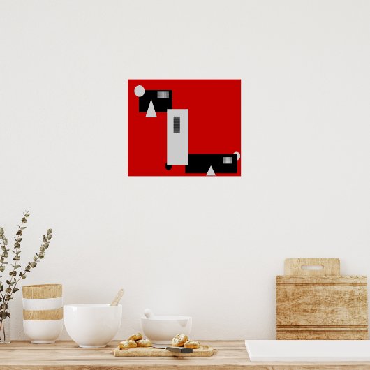 Boxcar Art Moderne Poster Imprimer (Cuisine)