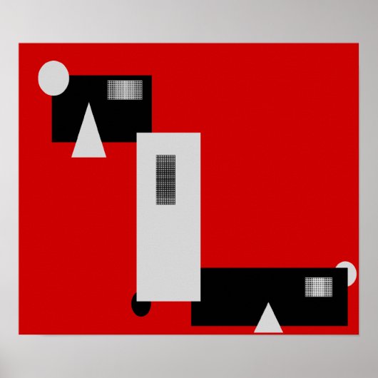 Boxcar Art Moderne Poster Imprimer (Devant)