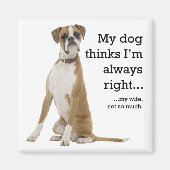 Boxe contre aimant pour femme (Devant)