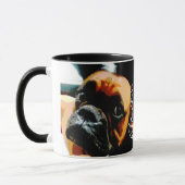 Boxe Dog Pet Photo Coffee Mug (Gauche)