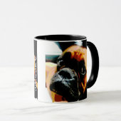 Boxe Dog Pet Photo Coffee Mug (Devant droit)