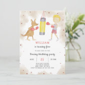 Boxe Invitation Anniversaire (Debout devant)