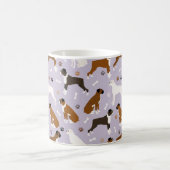 Boxe Os de chien et pattes de café Mug (Centre)
