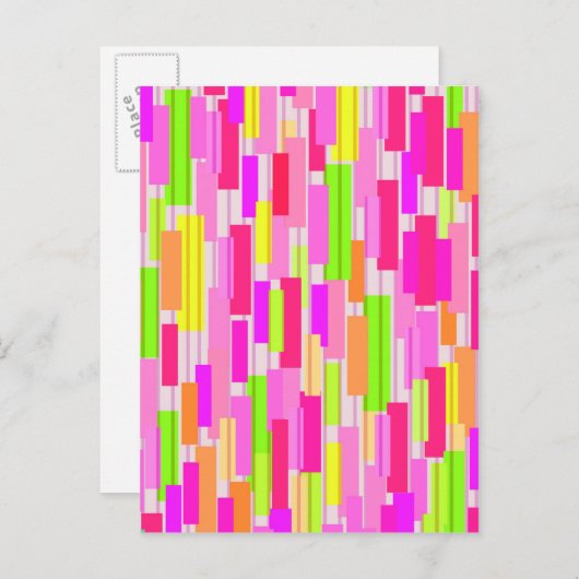 Boxed Stripe Briefkaart (Voorkant / Achterkant)