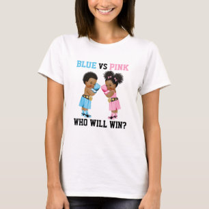 Boxen Baby Jongen Meisje Geslacht Reveal Blauw of T-shirt