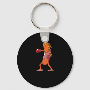 boxende Wurst kämpft in der MMA Sleutelhanger