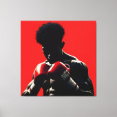 Boxer2 Canvas Afdruk (Voorkant)