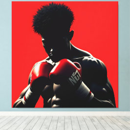Boxer2 Canvas Afdruk