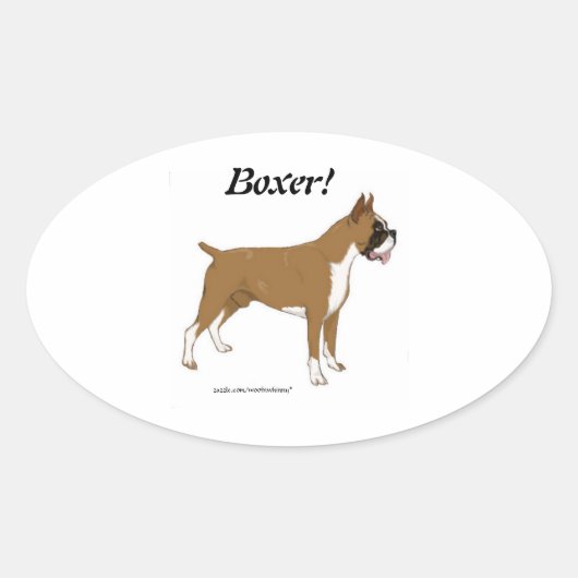 Boxer ! Autocollant (Devant)