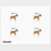 Boxer ! Autocollant (Feuille)