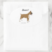 Boxer ! Autocollant (Sac)