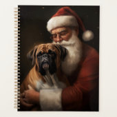 Boxer avec Noël Festif du Père Noël (Devant)