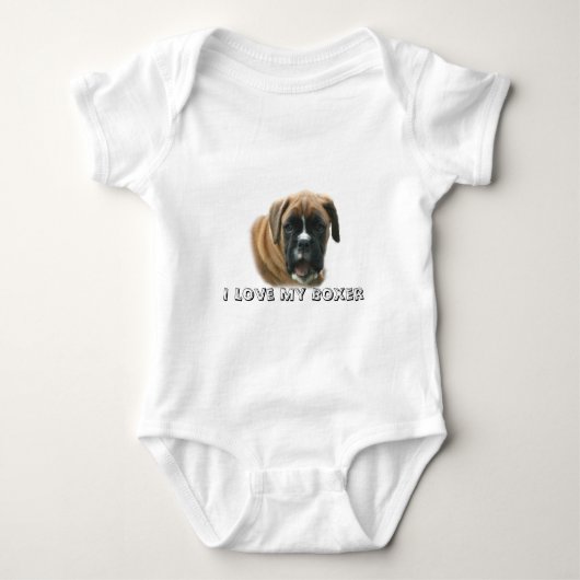 Boxer Baby Creeper Romper (Voorkant)