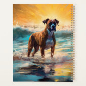 Boxer Beach Surfing Peinture (Dos)