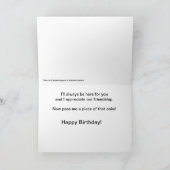 Boxer Birthday Card Kaart (Binnen)