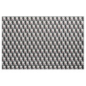 Boxer blanc noir tissu de coton (Fat Quarter)