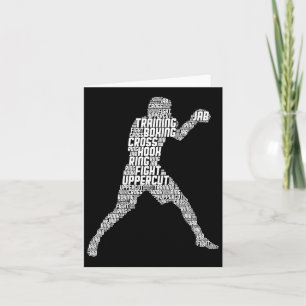 Boxer Boxing Mannen Kinder Boys Youth 1 Kaart