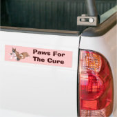 Boxer Breast Cancer Bumpersticker (Op Truck)