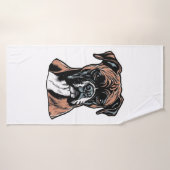 Boxer Buddy Humoristique Protective (Serviette de bain)
