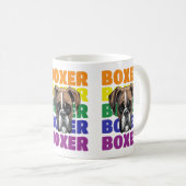 Boxer cadeau amoureux des chiens Café tasse Thé ta (Devant droit)