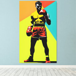 Boxer Canvas Afdruk