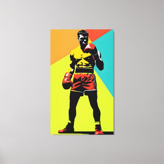 Boxer Canvas Afdruk (Voorkant)