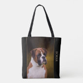 Boxer-Canvas tas (Achterkant)