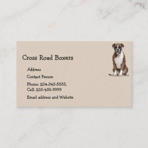 Boxer chien animal animal animal animal Carte de v