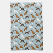 Boxer Chien Bones et Paquets Serviette de cuisine (Vertical)