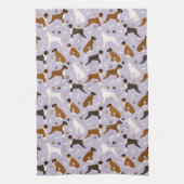 Boxer Chien Bones et Paquets Serviette de cuisine (Vertical)