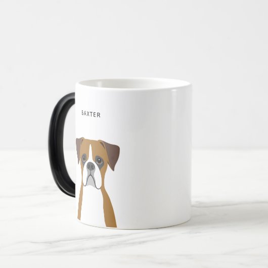 Boxer Chien Mugs (Devant gauche)