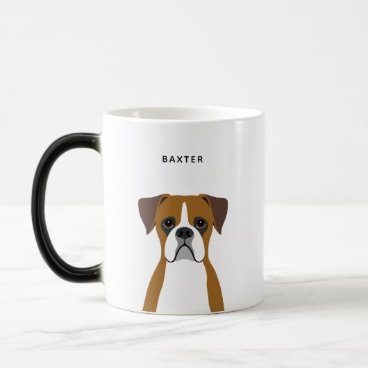 Boxer Chien Mugs (Gauche)