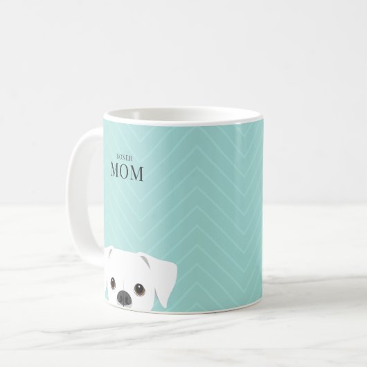 Boxer Chien Mugs (Devant gauche)