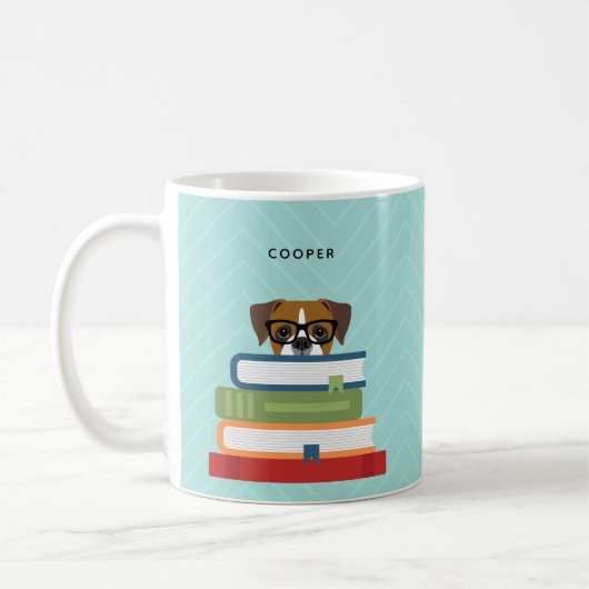 Boxer Chien Mugs (Gauche)