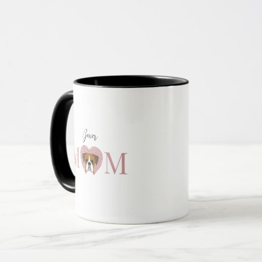 Boxer Chien Mugs (Devant gauche)