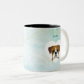Boxer Chien Mugs (Devant droit)