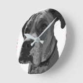 Boxer Clock Ronde Klok (Hoek)